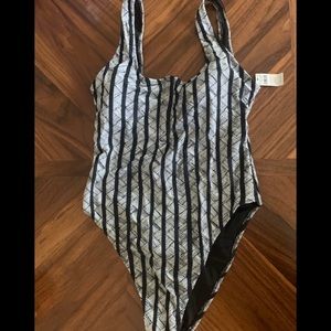 Aerie Henley 1 piece swim suit